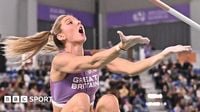 World Athletics Indoor Championships: Molly Caudery unable to defend pole vault title with fourth-place finish