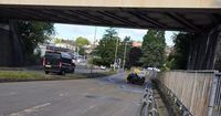 Update as work continues to clear flooded roundabout in Swansea