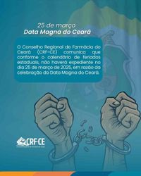 Calendário 25 de março de 2025 – Data Magna do Ceará