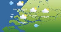 Het weer van vandaag: geleidelijk wat meer zon