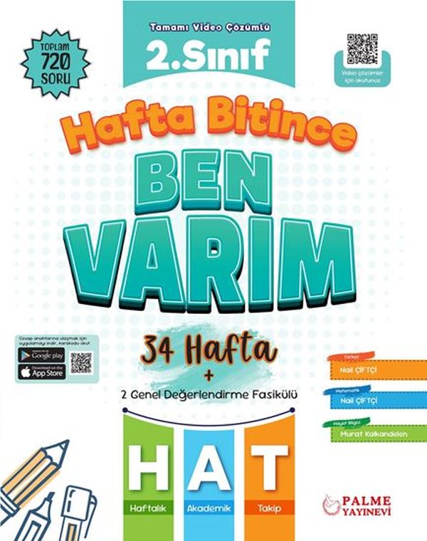 PALME 2.SINIF HAFTA BİTİNCE BEN VARIM (34 HAFTA)