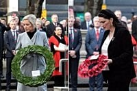 Michelle O’Neill lays wreath to mark Remembrance Sunday at Belfast City Hall: ‘Today, I remember all lives lost in the horror of war and conflict’
