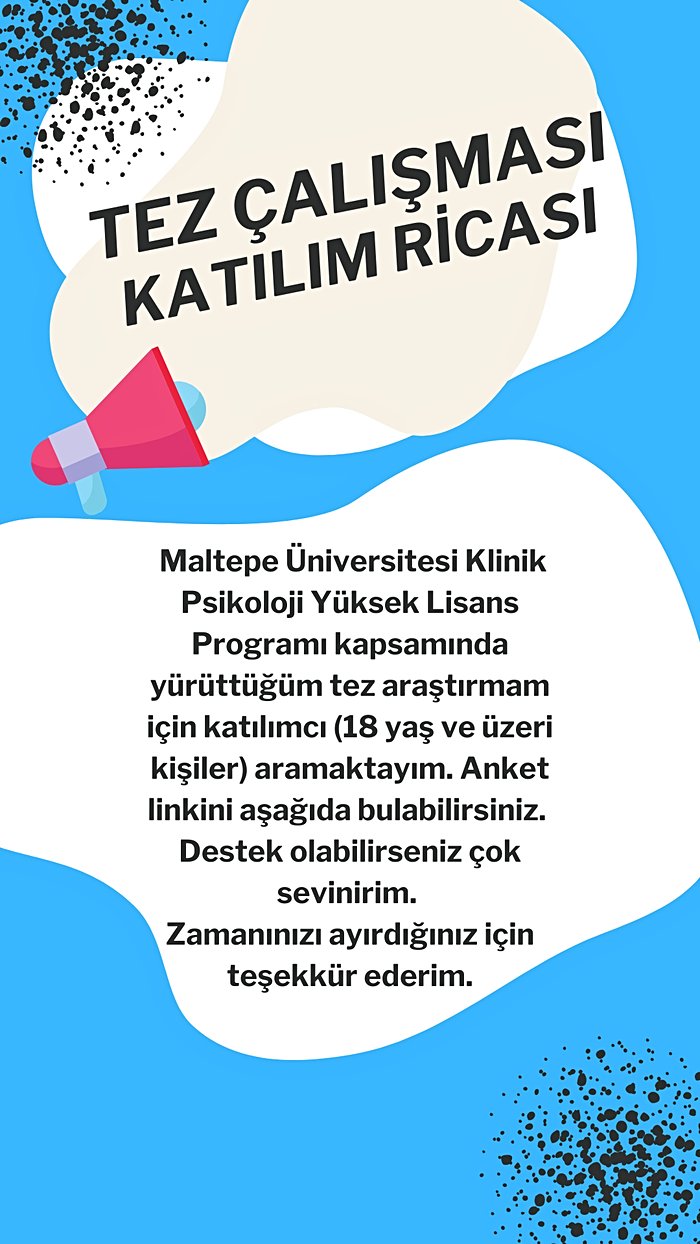 Tez katılım ricası