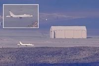 Secretive Air Force jet spotted flying over Area 51 by plane-obsessed photographer