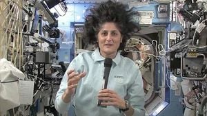 NASA Astronauts Sunita Williams And Butch Willmore Return Home