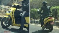 Hero Vida Z electric scooter spied testing in India | Team-BHP