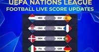 Uefa Nations League QF 1st leg final score: POR 0-1 DEN; NED 2-2 ESP; FRA 0-2 CRO; GER 2-1 ITA