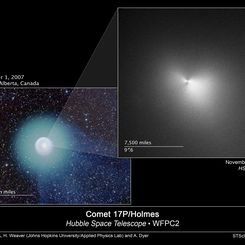 Comet Holmes from the Hubble Space Telescope