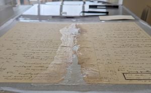 Restoration And Characterization Of 1911 Qing Dynasty Document