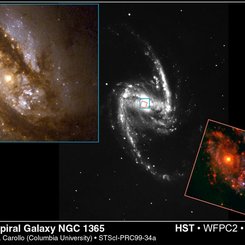NGC 1365: Çubuklu Sarmal Gökada