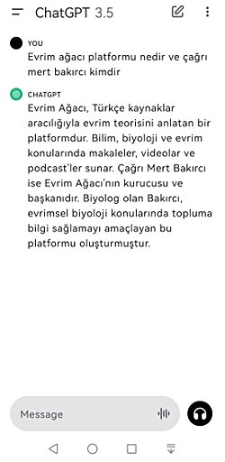 Chatgpt yi eğitirken EA nın verileri de kullanılmış olabilir mi sizce?