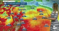 Weather whiplash: extreme fire danger on Thursday to snow showers on Friday