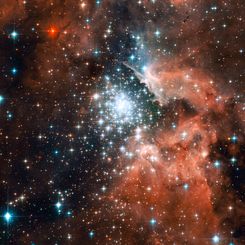 Starburst Cluster in NGC 3603