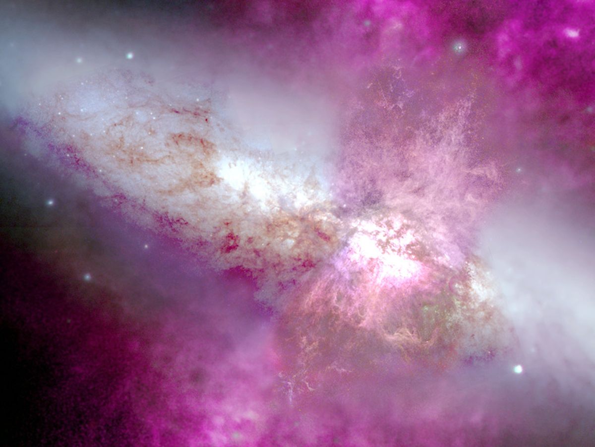 The Supergalactic Wind from Starburst Galaxy M82