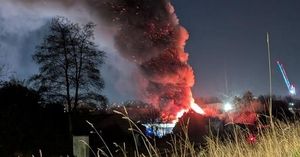 Massive Fire Near Meadowhall Shuts Roads And Railways