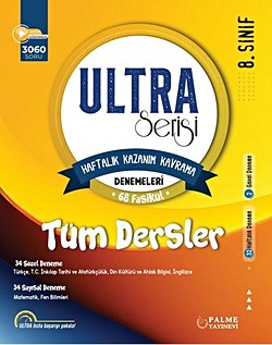 8.SINIF ULTRA KAZANIM KAVRAMA DENEMELERİ 68 FASİKÜL TÜM DERSLER