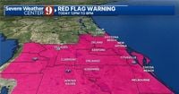 ‘Red Flag’ fire warning issued after weekend storms move through Central Florida