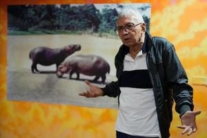 Escobar’s Hippos Inspire Art And Political Reflection In Bogotá