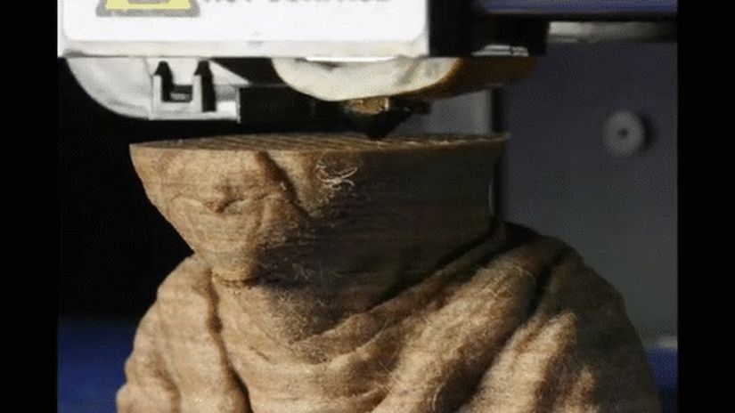 3D yazıcının çalışma anı