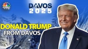 Trump Promises Tax Cuts At Davos While Threatening Tariffs