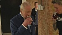 King Charles tries Guinness as he opens new brewery