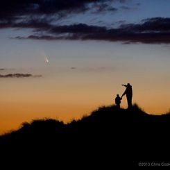 Comet PANSTARRS Just After Sunset