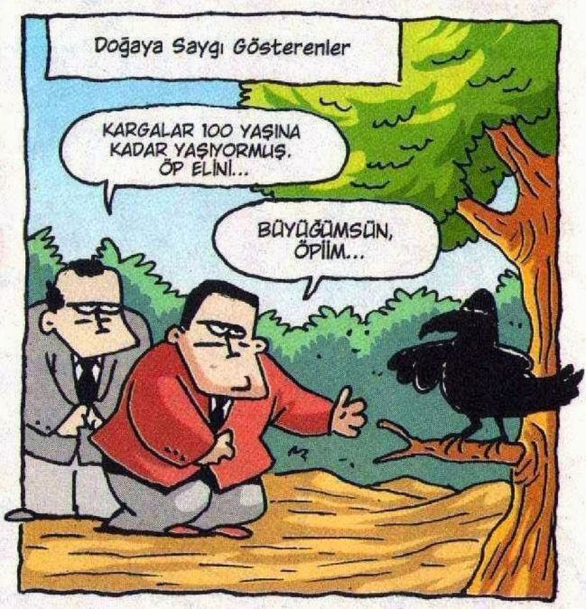 Konuyla ilgili bir diğer popüler karikatür...