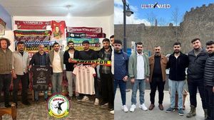 Zahospor Fans Embrace Amedspor In Diyarbakir Celebrating Newroz