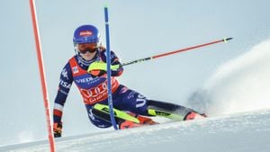 Thrilling Slalom Showdown At Kranjska Gora