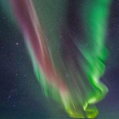  Orion and Aurora over Iceland 