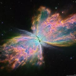  The Butterfly Nebula from Hubble 