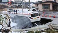 Dozens injured after magnitude 7.5 quake strikes northern Japan