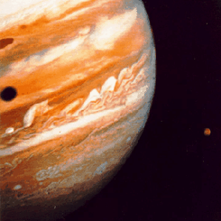 Jupiter, Io, and Ganymede's Shadow