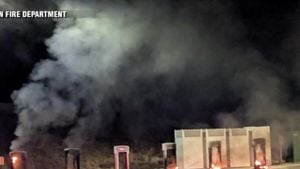 Fire Destroys Tesla Charging Stations In Littleton