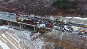 Collision On China Expressway Causes Major Traffic Disruption