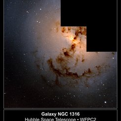 NGC 1316: Gökadalar Çarpıştıktan Sonra