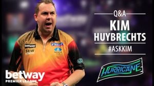 Kim Huybrechts Falls Early At 2024 World Darts Championship