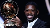 Ballon d'Or 2025 winners: Dembele beat Lamine Yamal, Aitana Bonmati win for women - BBC News Pidgin