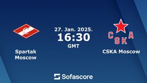 Spartak Moscow Triumphs Over CSKA, Wins Season Series