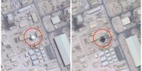 Satellite images show damage at the US base Iran attacked with ballistic missiles — one of which hit it