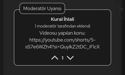 Kural ihlali diye değilde video yapıldı diğe başlık atsanız daha güzel olmaz mı?