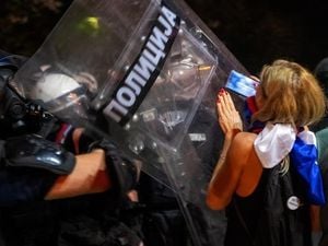 Tear Gas Erupts As Serbian Students Demand Elections
