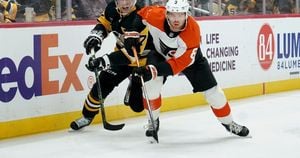 Flyers Crush Penguins 6-1 At Home