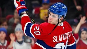 Slafkovsky And Greig Face Off As Canadiens Defeat Senators 5-2