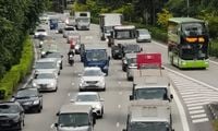COE premiums fall across most categories with motorcycles the only exception
