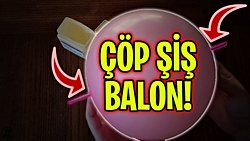 Çöp Şiş Balon Deneyi: Bir Balona, Balonu Patlatmadan Şiş Saplayabilir miyiz?