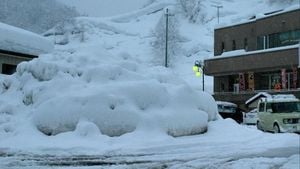 Hiroshima Prefecture Braces For Heavy Snowfall