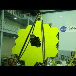 Montajdan Sonra Webb Teleskobu Aynası Yükseliyor