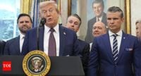 White House pushes 'warrior ethos': Donald Trump revives 'department of war'; Pete Hegseth gets a new title - The Times of India