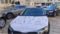 Les chauffeurs de taxis de la Loire se mobilisent à Saint-Etienne, des perturbations sont à prévoir - ici